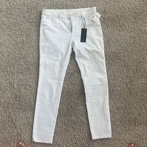 DL Premium Denim Florence Instasculpt Ankle Skinny White (milk) size 32